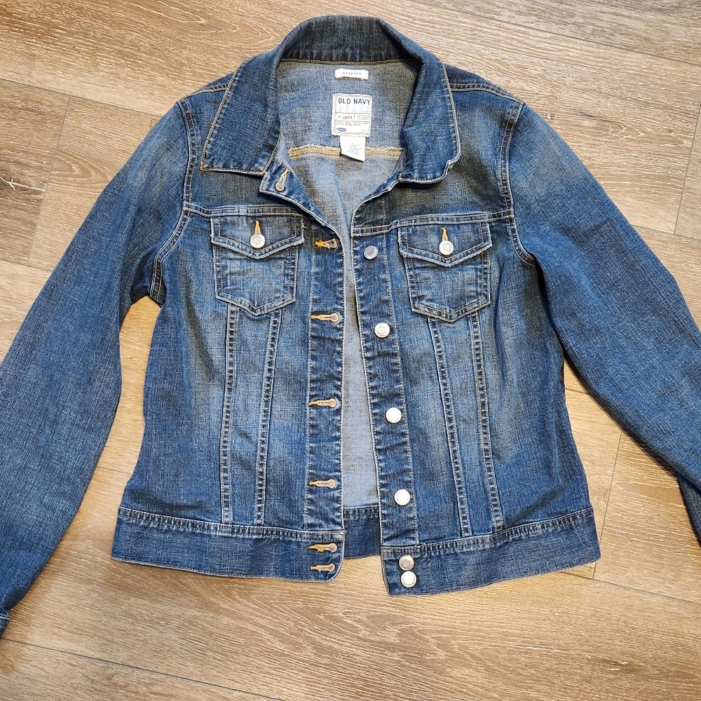 Old Navy Women's Large Stretch Jeans Jacket